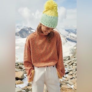 Free People Sunny Days Turtle Neck Sweater